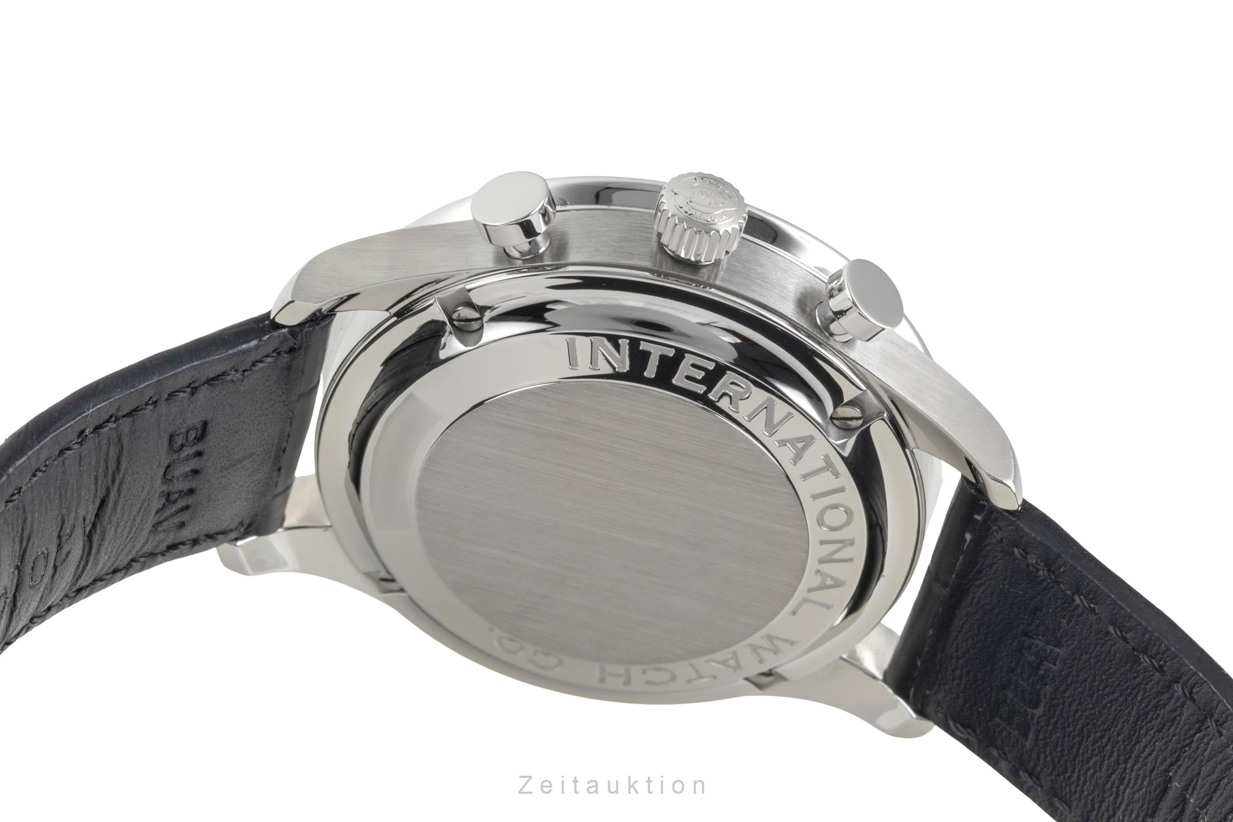 IWC Portugieser Chronograph Stahl Automatik Herrenuhr Ref. IW371445 B&P 2014 [2604075]
