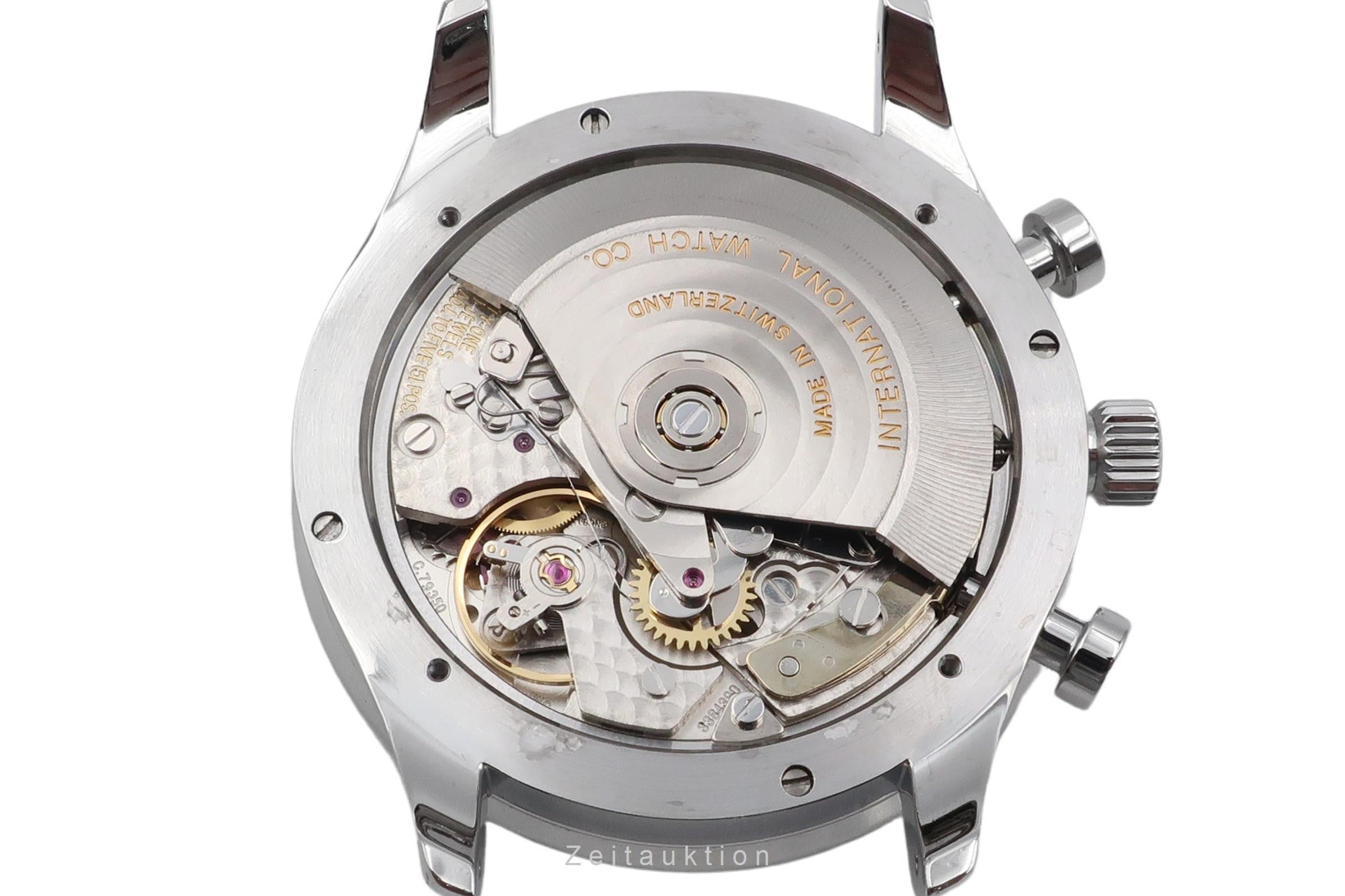 IWC Portugieser Chronograph Stahl Automatik Herrenuhr Ref. IW371445 B&P 2014 [2604075]