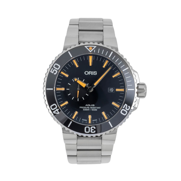 Oris Aquis Small Second Date Stahl Automatik Ref. 01 743 7733 4159-07 8 24 05PEB [2604077]