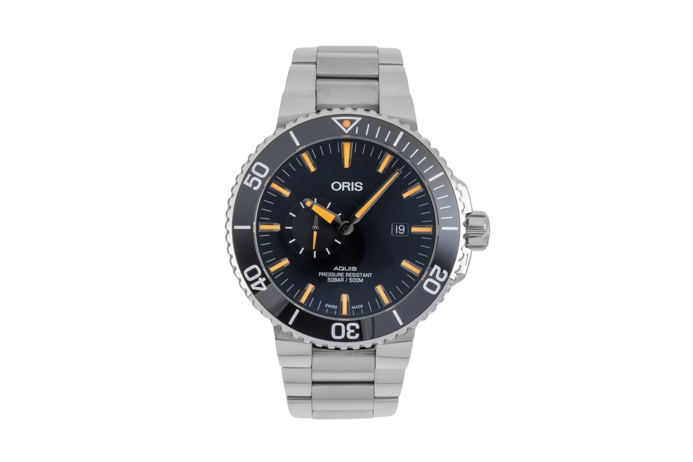 Oris Aquis Date steel automatic men's watch 01 743 7733 4159-07 8 24 05PEB LP: 2600EUR  [2604077]