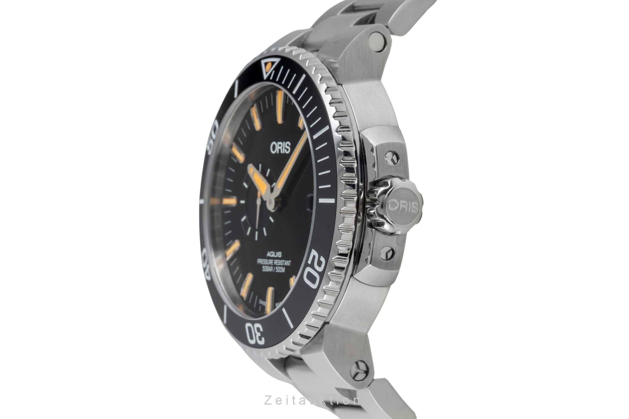 Oris Aquis Small Second Date Stahl Automatik Ref. 01 743 7733 4159-07 8 24 05PEB [2604077]