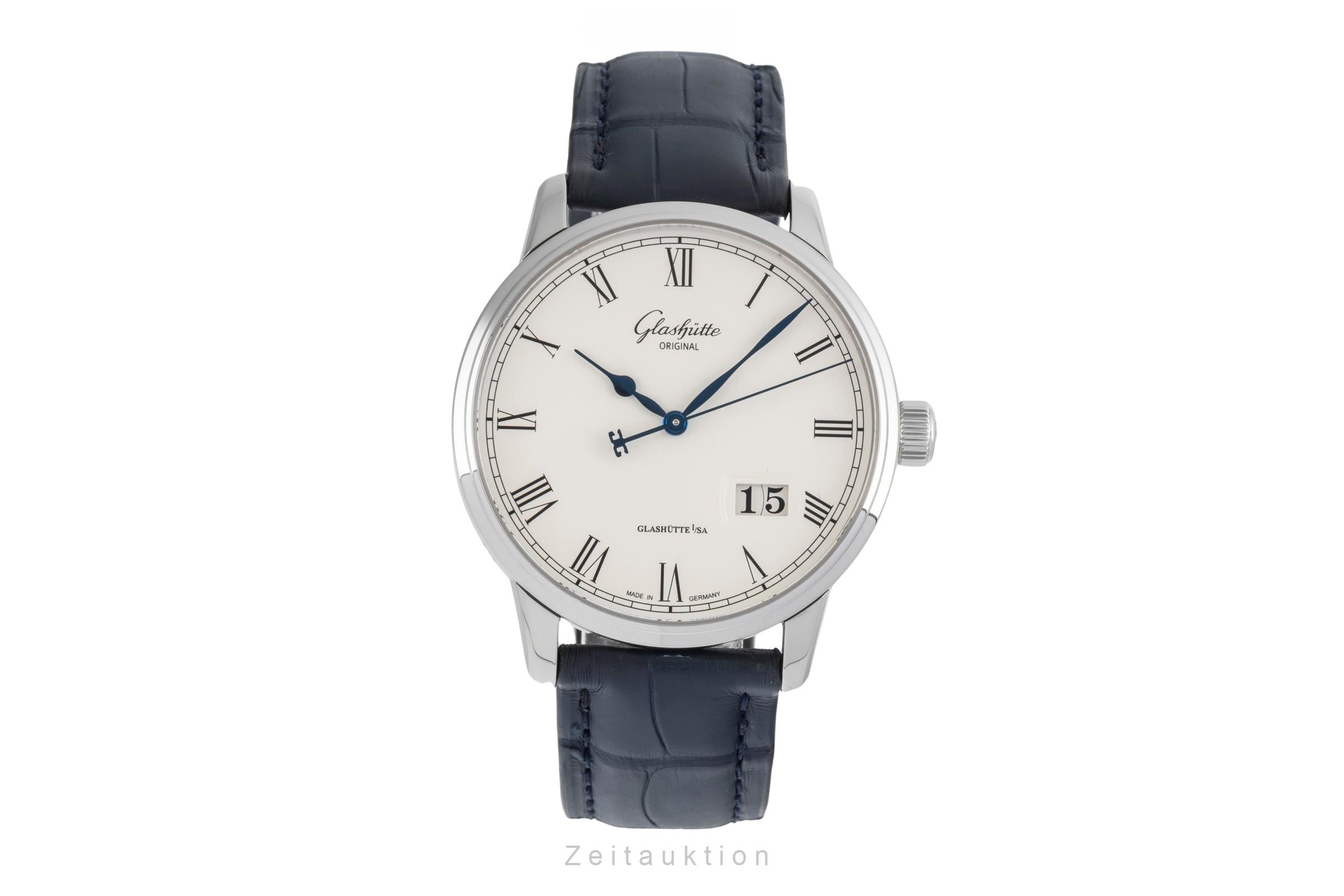 Glashütte Senator acero automático reloj para caballeros 100-03-32-42-04  [2604078]