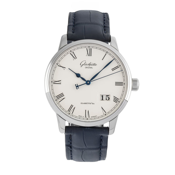 Glashütte Senator acero automático reloj para caballeros 100-03-32-42-04  [2604078]