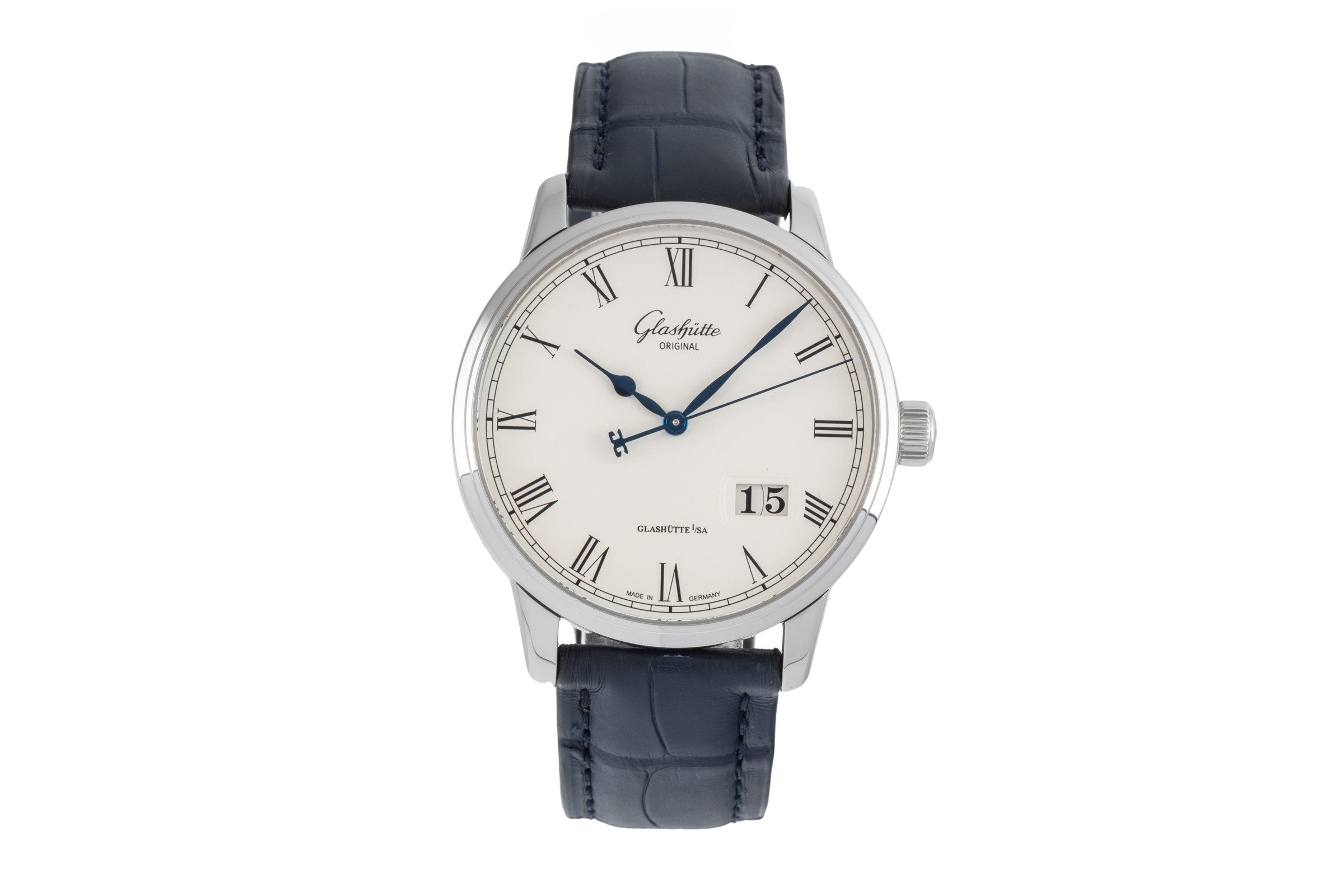 Glashütte Senator acier automatique montre pour hommes 100-03-32-42-04  [2604078]