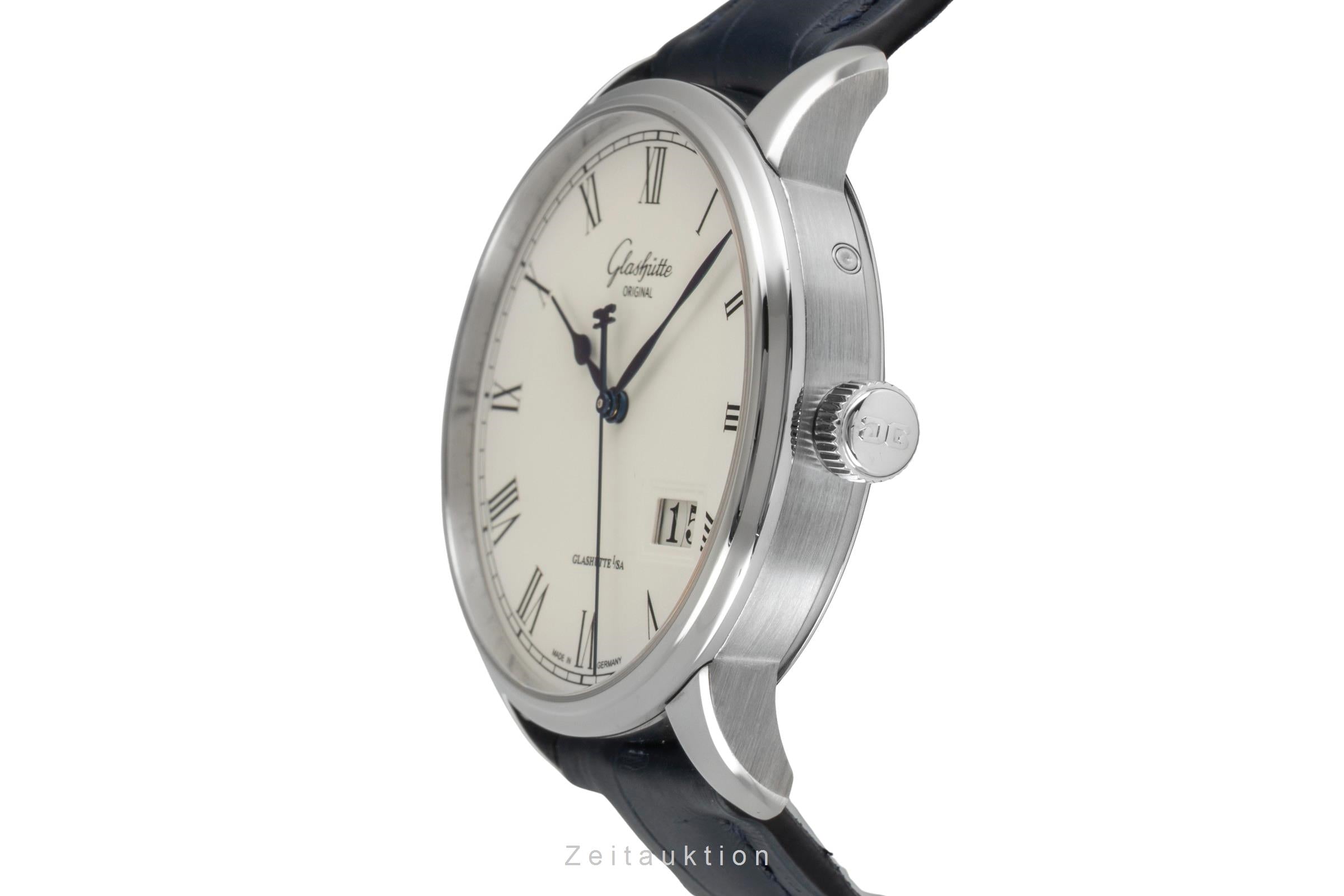 Glashütte Senator acero automático reloj para caballeros 100-03-32-42-04  [2604078]
