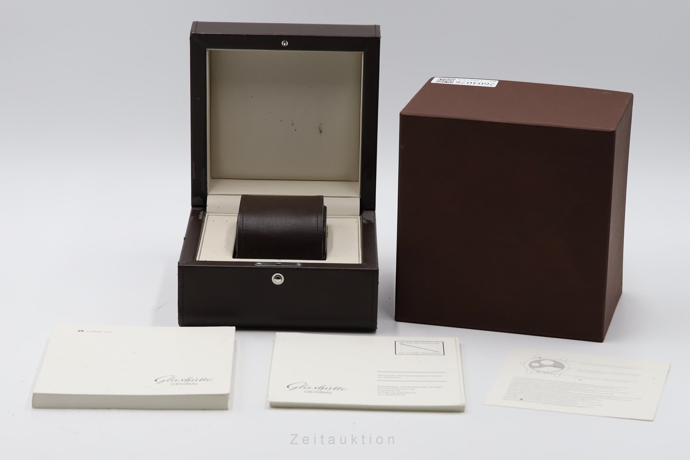 Glashütte Senator acero automático reloj para caballeros 100-03-32-42-04  [2604078]