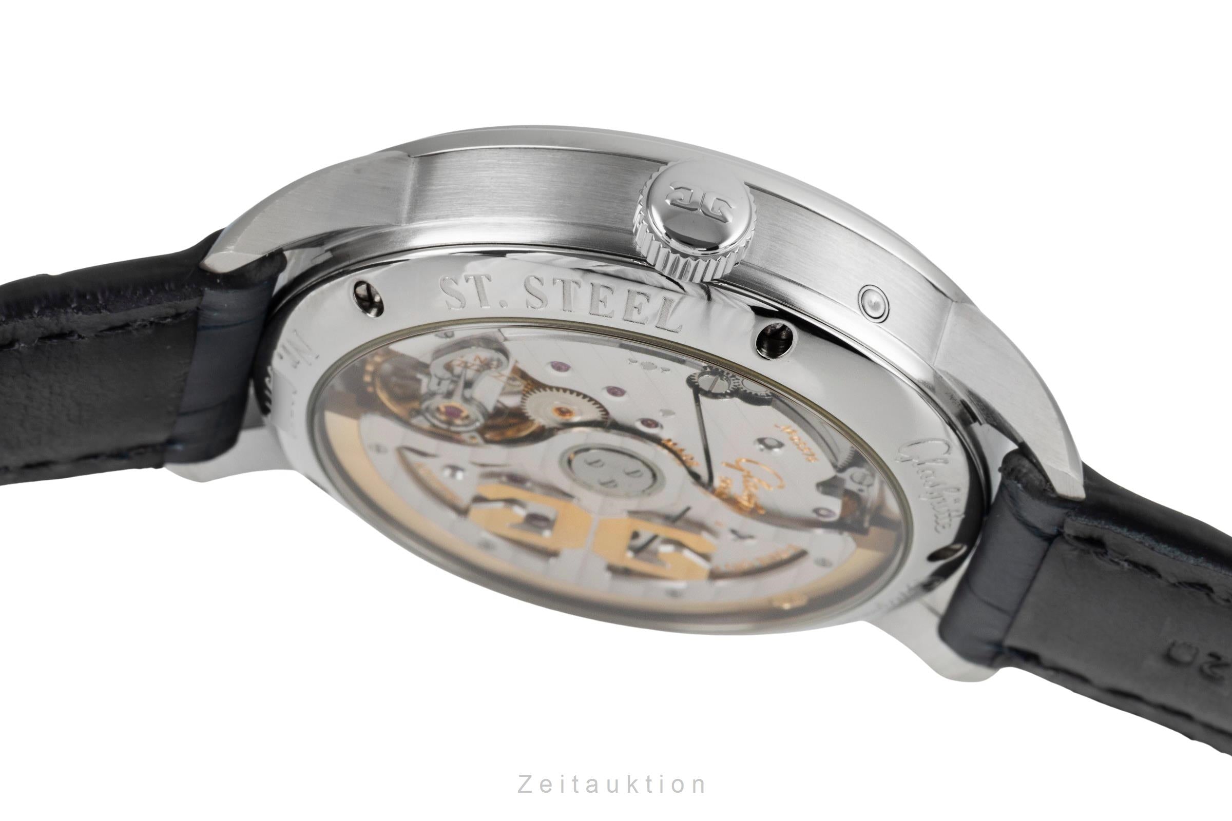Glashütte Senator acero automático reloj para caballeros 100-03-32-42-04  [2604078]