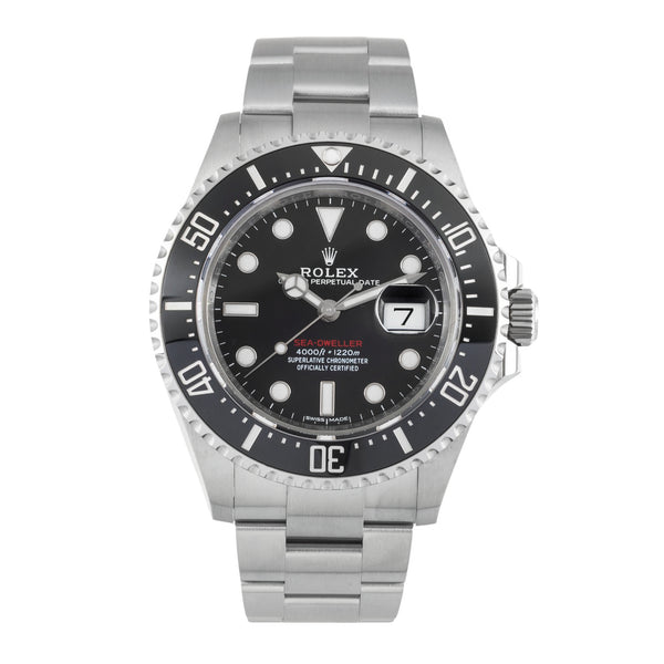 Rolex Sea-Dweller Single Red Stahl Herrenuhr Oyster Ref. 126600 B&P 2017 LC100 [2604079]