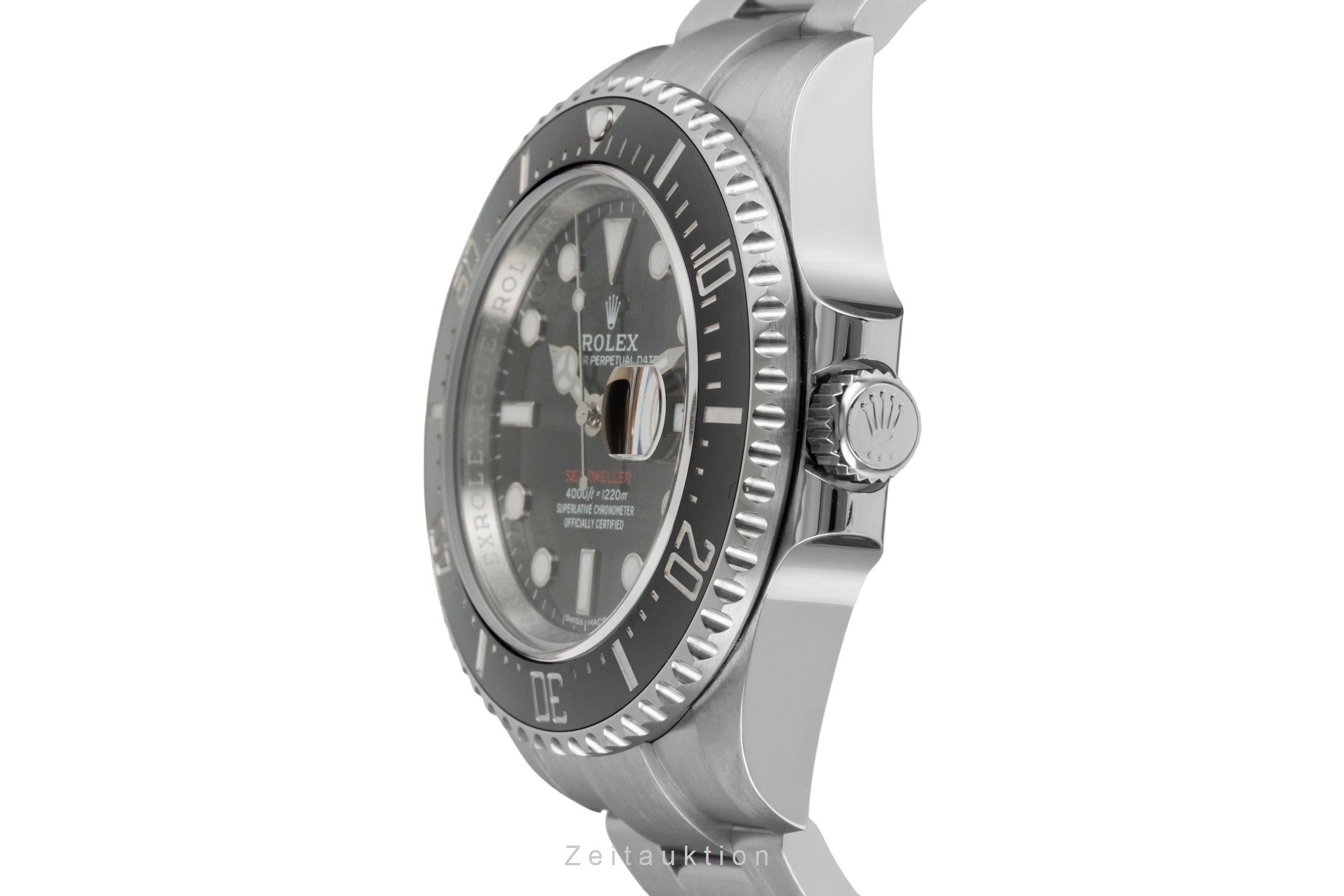 Rolex Sea-Dweller Single Red Stahl Herrenuhr Oyster Ref. 126600 B&P 2017 LC100 [2604079]