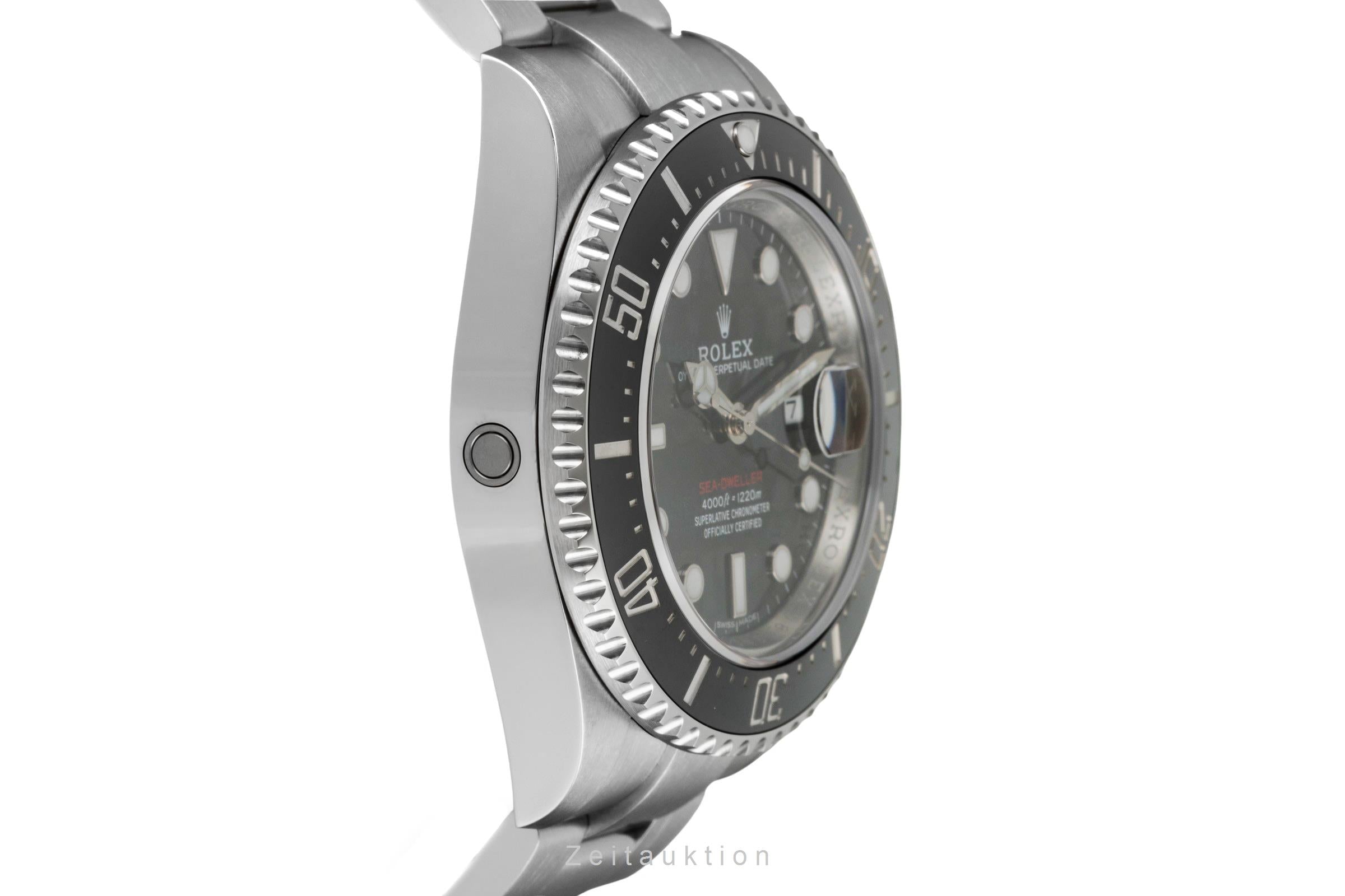 Rolex Sea-Dweller Single Red Stahl Herrenuhr Oyster Ref. 126600 B&P 2017 LC100 [2604079]