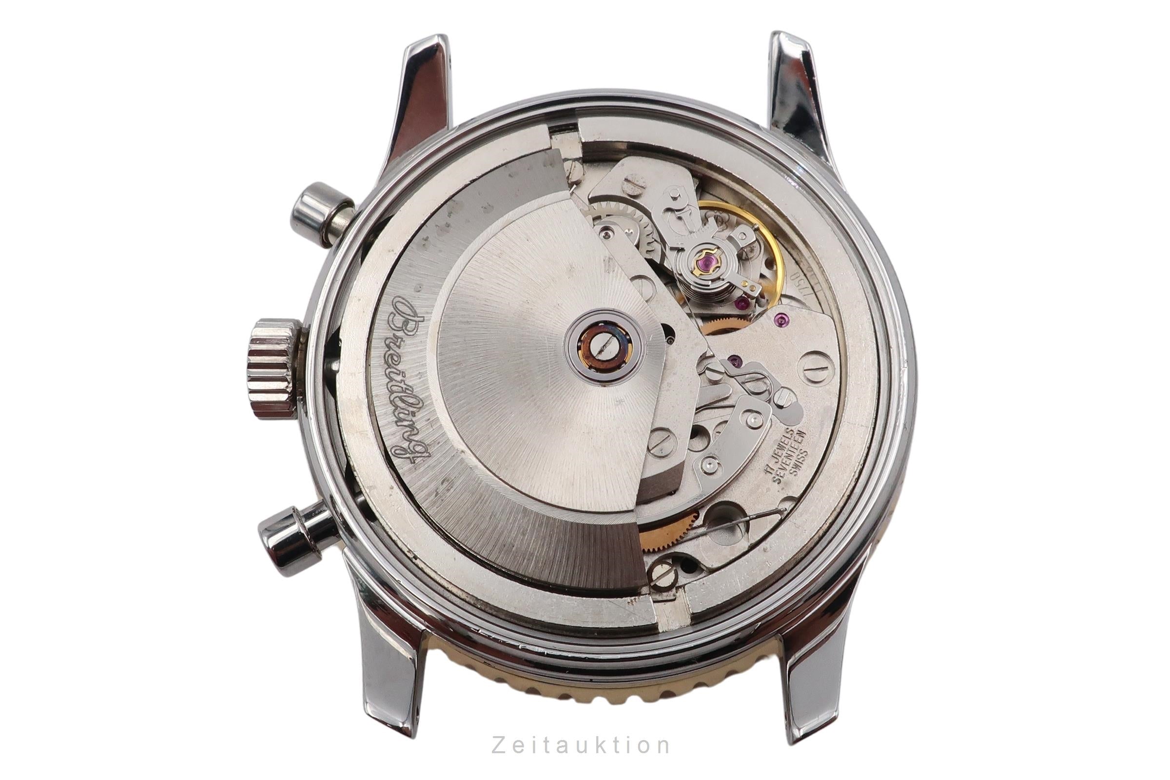 Breitling Old Navitimer chronograph gilt / steel automatic men's watch B13019  [2604081]