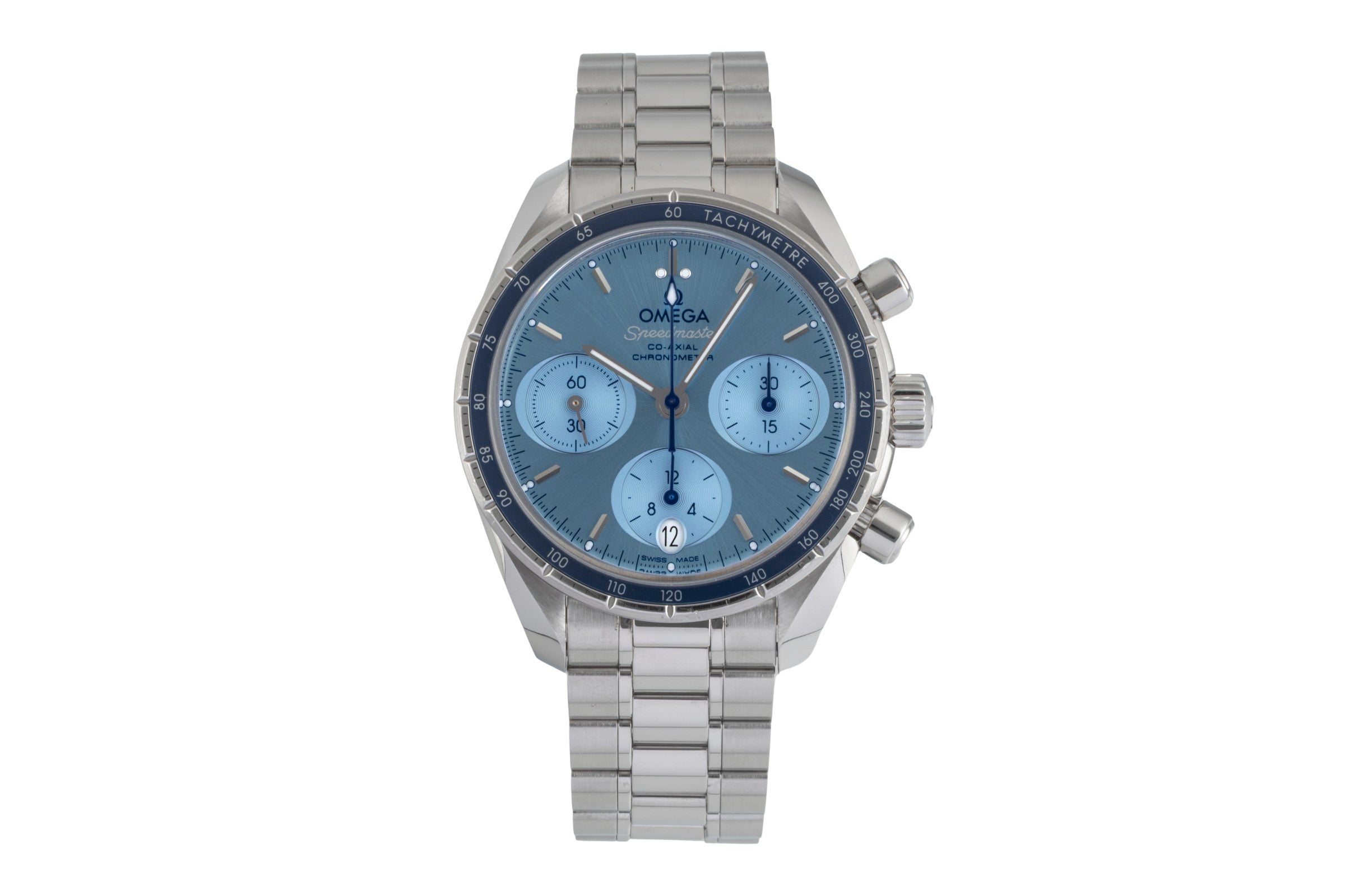 Omega Speedmaster chronograph steel automatic men's watch 324.30.38.50.03.001 LP: 6100EUR  [2604082]