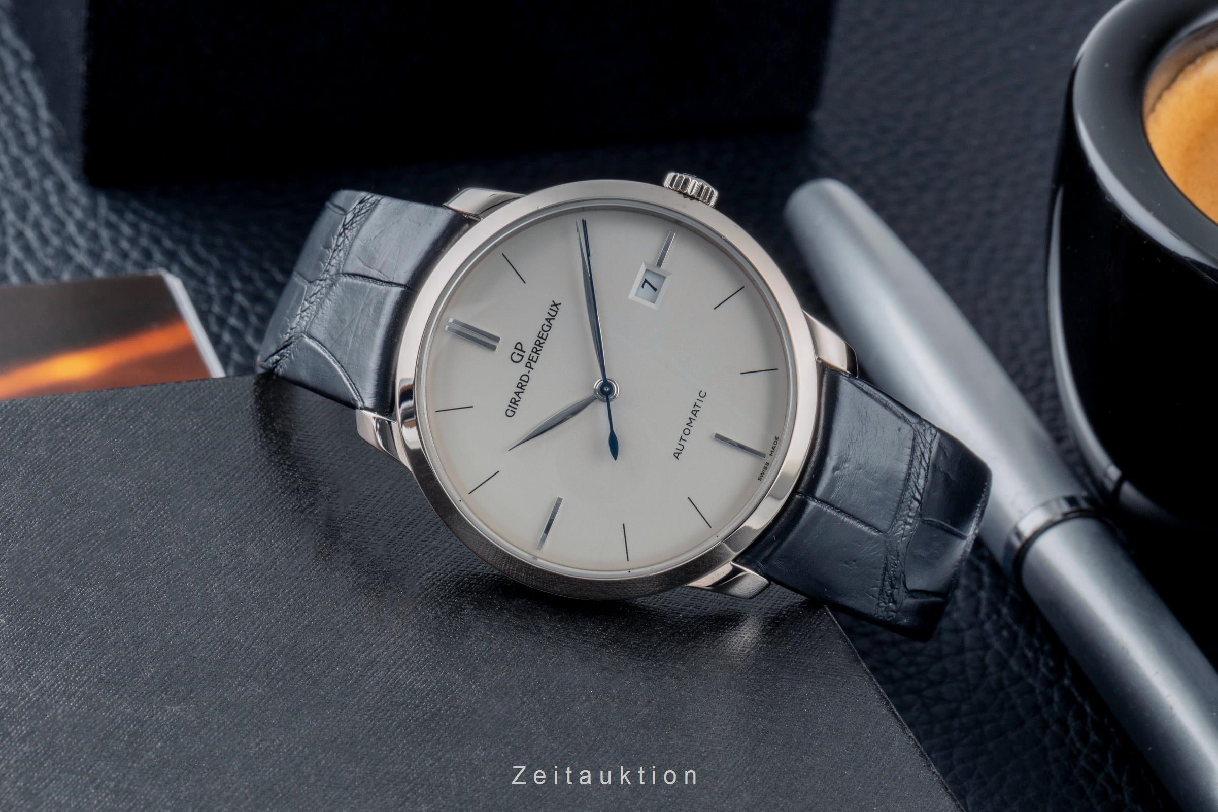 Girard Perregaux 1966 18 ct white gold automatic men's watch 49525-53-131-BK6A  [2604094]