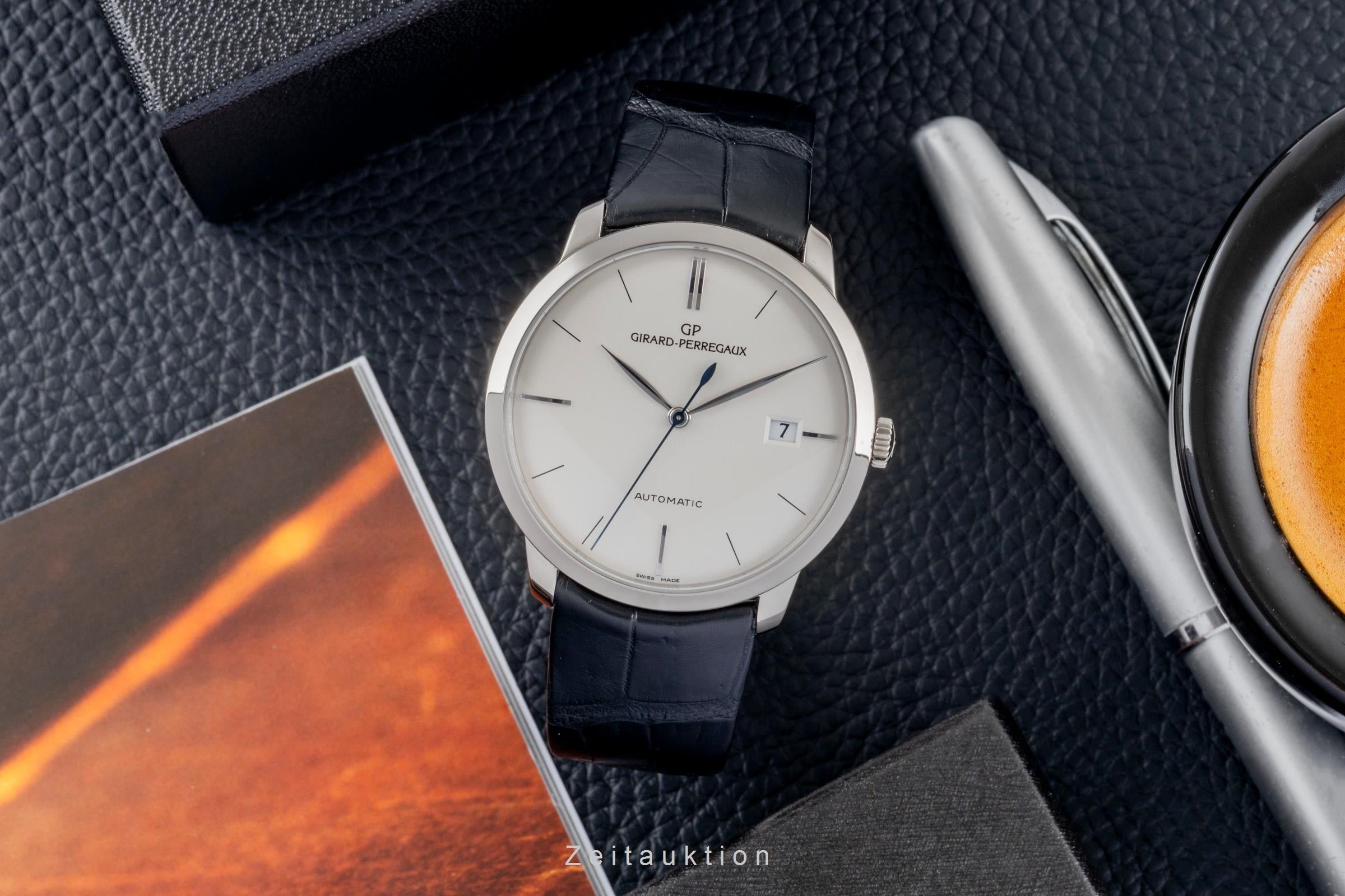 Girard Perregaux 1966 18 ct white gold automatic men's watch 49525-53-131-BK6A  [2604094]