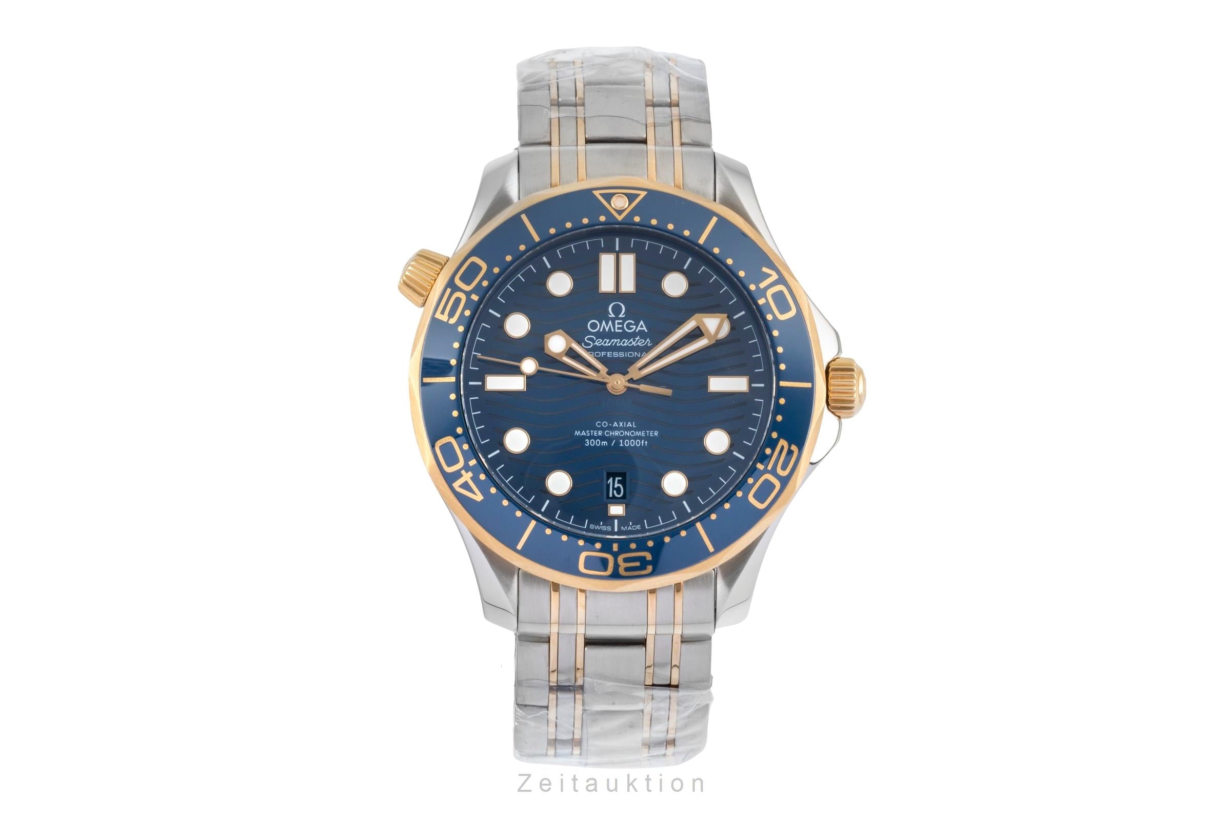 Omega Seamaster acier / or  automatique montre pour hommes 210.20.42.20.03.001 LP: 14200EUR  [2604095]