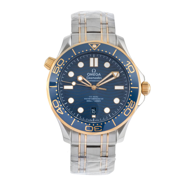 Omega Seamaster acier / or  automatique montre pour hommes 210.20.42.20.03.001 LP: 14200EUR  [2604095]