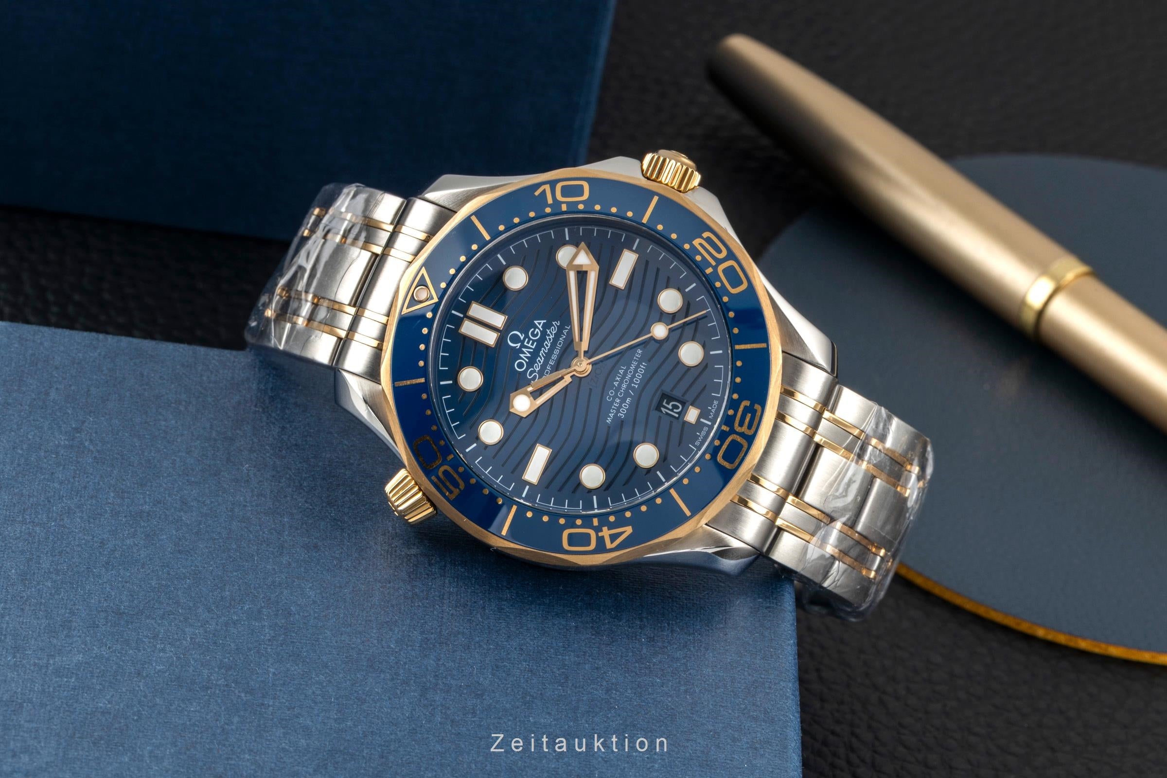 Omega Seamaster acier / or  automatique montre pour hommes 210.20.42.20.03.001 LP: 14200EUR  [2604095]