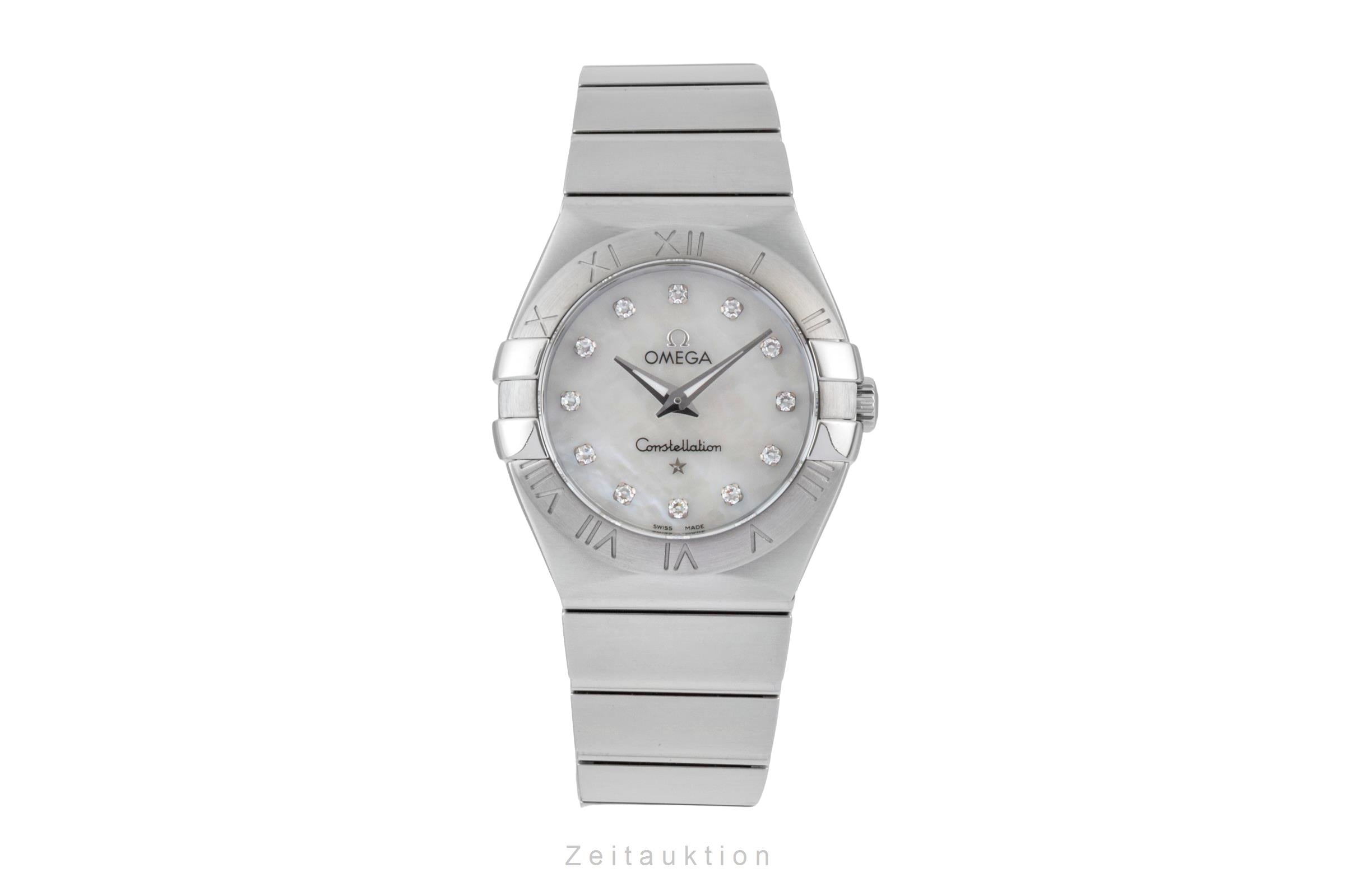 Omega Constellation acero cuarzo reloj para damas  123.10.27.60.05.001  [2604096]