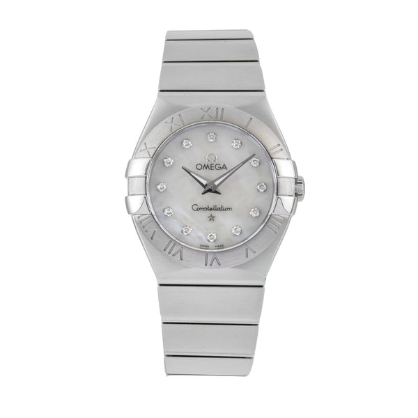 Omega Constellation acero cuarzo reloj para damas  123.10.27.60.05.001  [2604096]