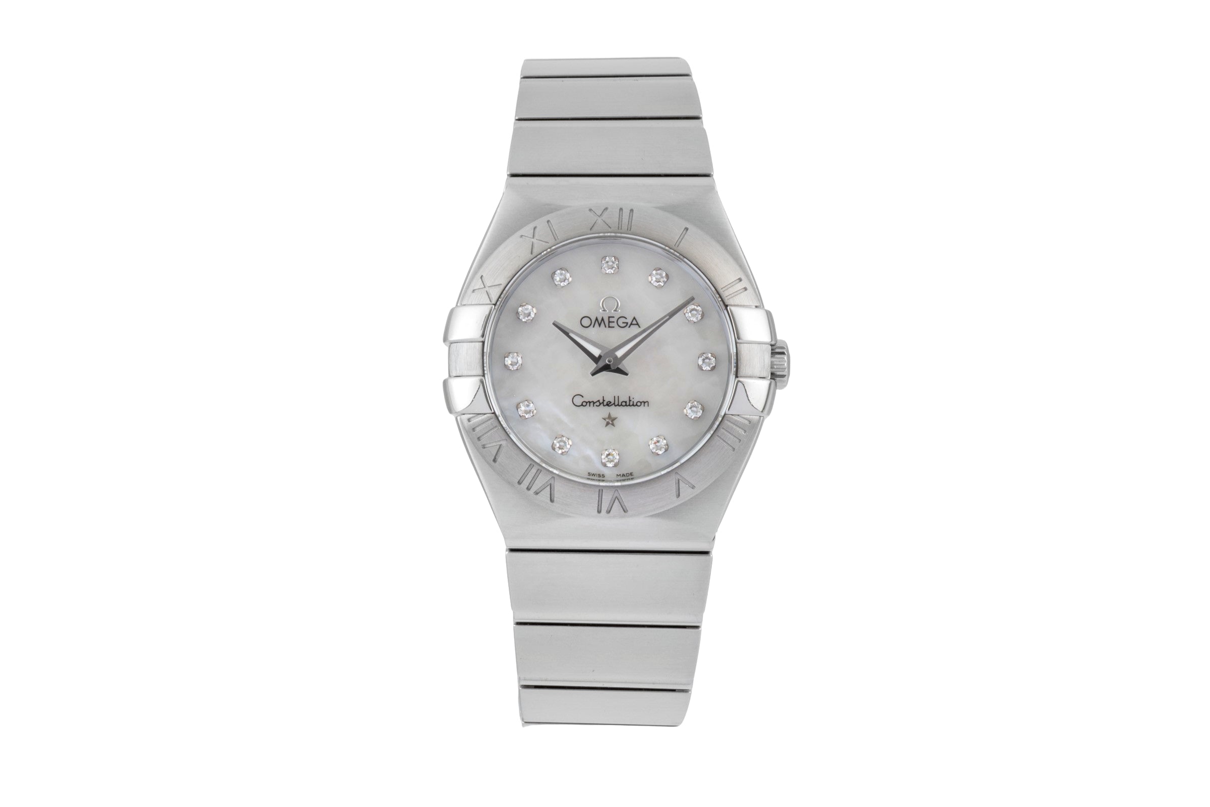Omega Constellation steel quartz women's watch 123.10.27.60.05.001  [2604096]