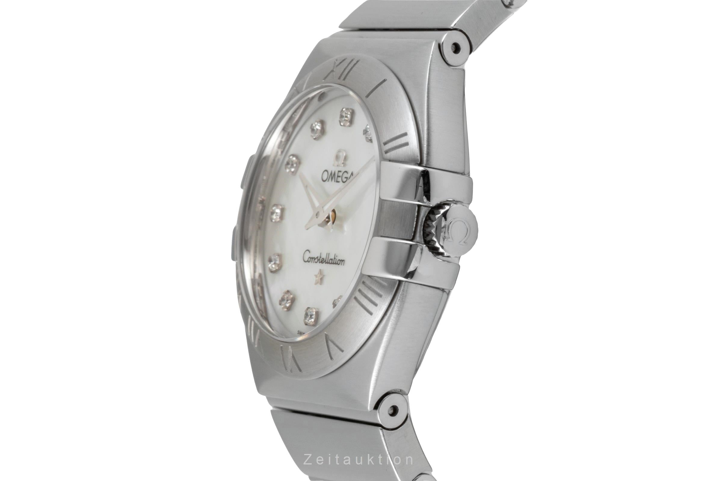Omega Constellation acero cuarzo reloj para damas  123.10.27.60.05.001  [2604096]