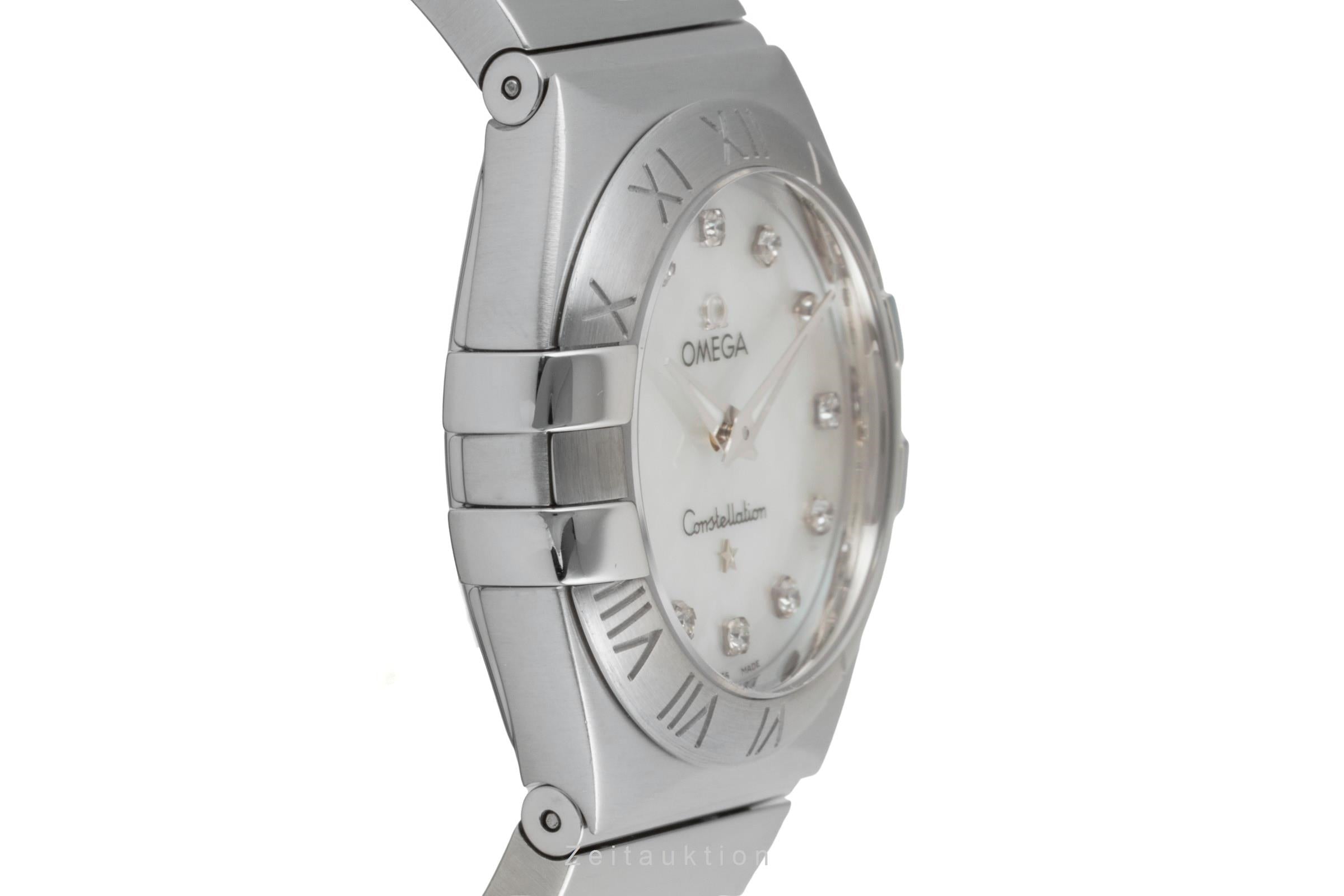 Omega Constellation acero cuarzo reloj para damas  123.10.27.60.05.001  [2604096]