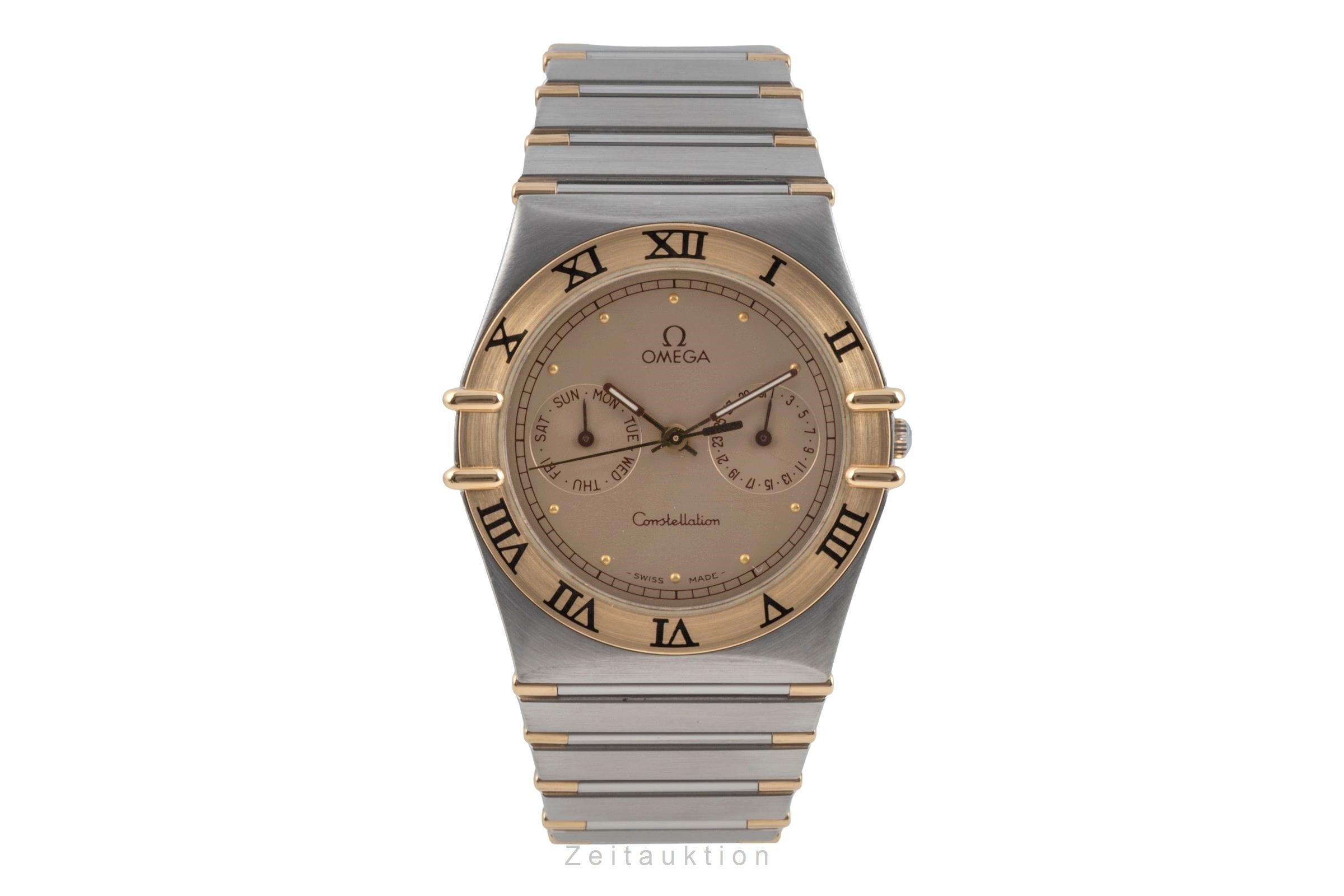 Omega Constellation Day-Date Stahl Quarz Herrenuhr Ref. 396.1070.1 396.1080.1  [2604098]