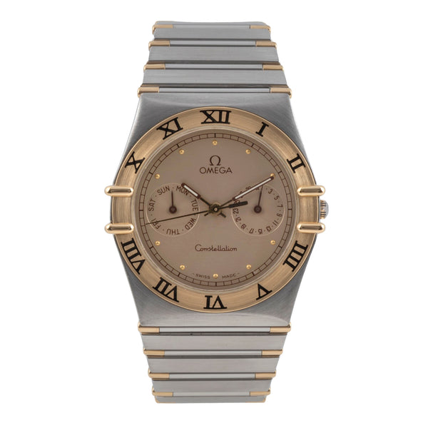 Omega Constellation Day-Date Stahl Quarz Herrenuhr Ref. 396.1070.1 396.1080.1  [2604098]