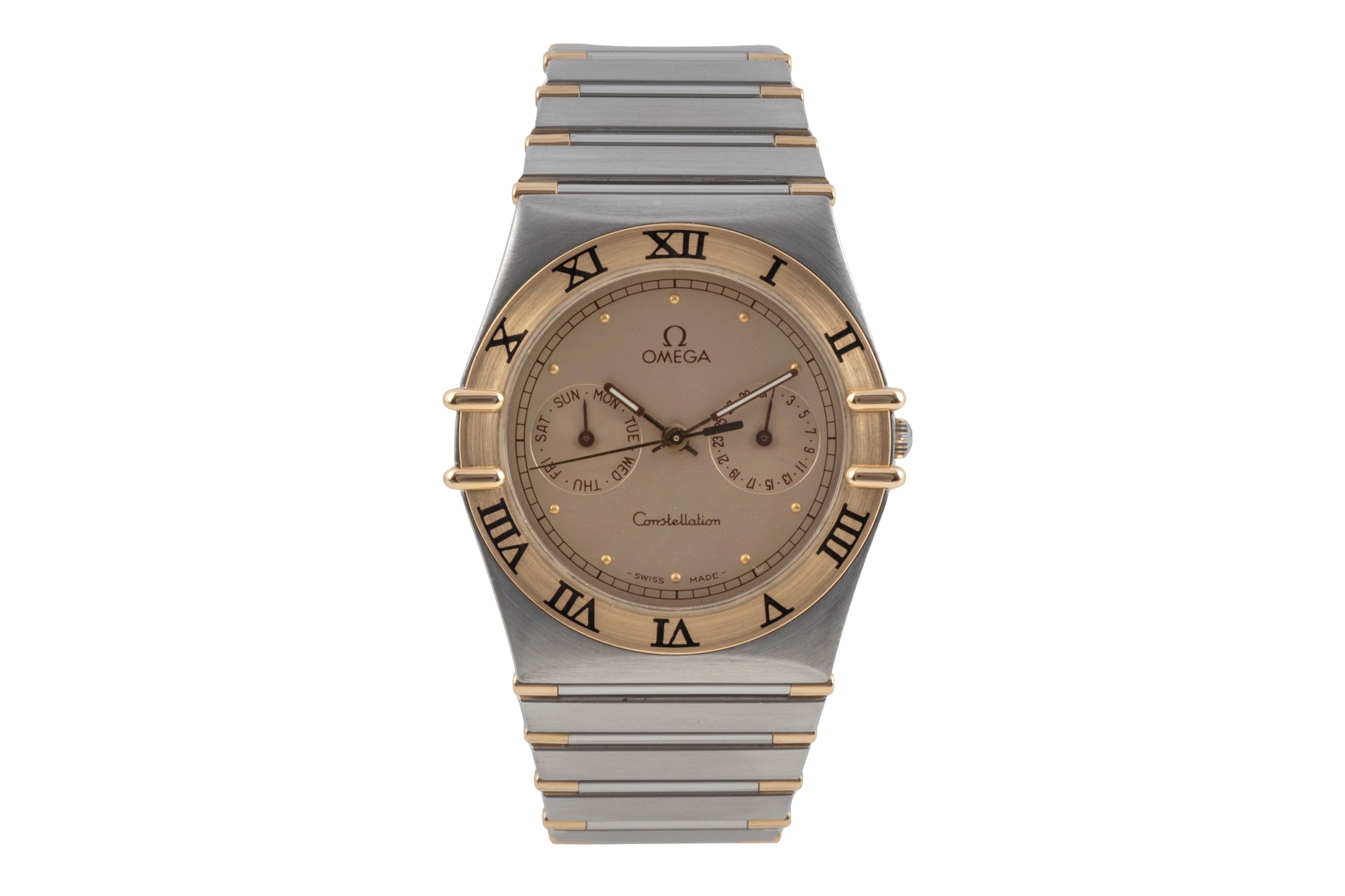 Omega Constellation Day-Date Stahl Quarz Herrenuhr Ref. 396.1070.1 396.1080.1  [2604098]