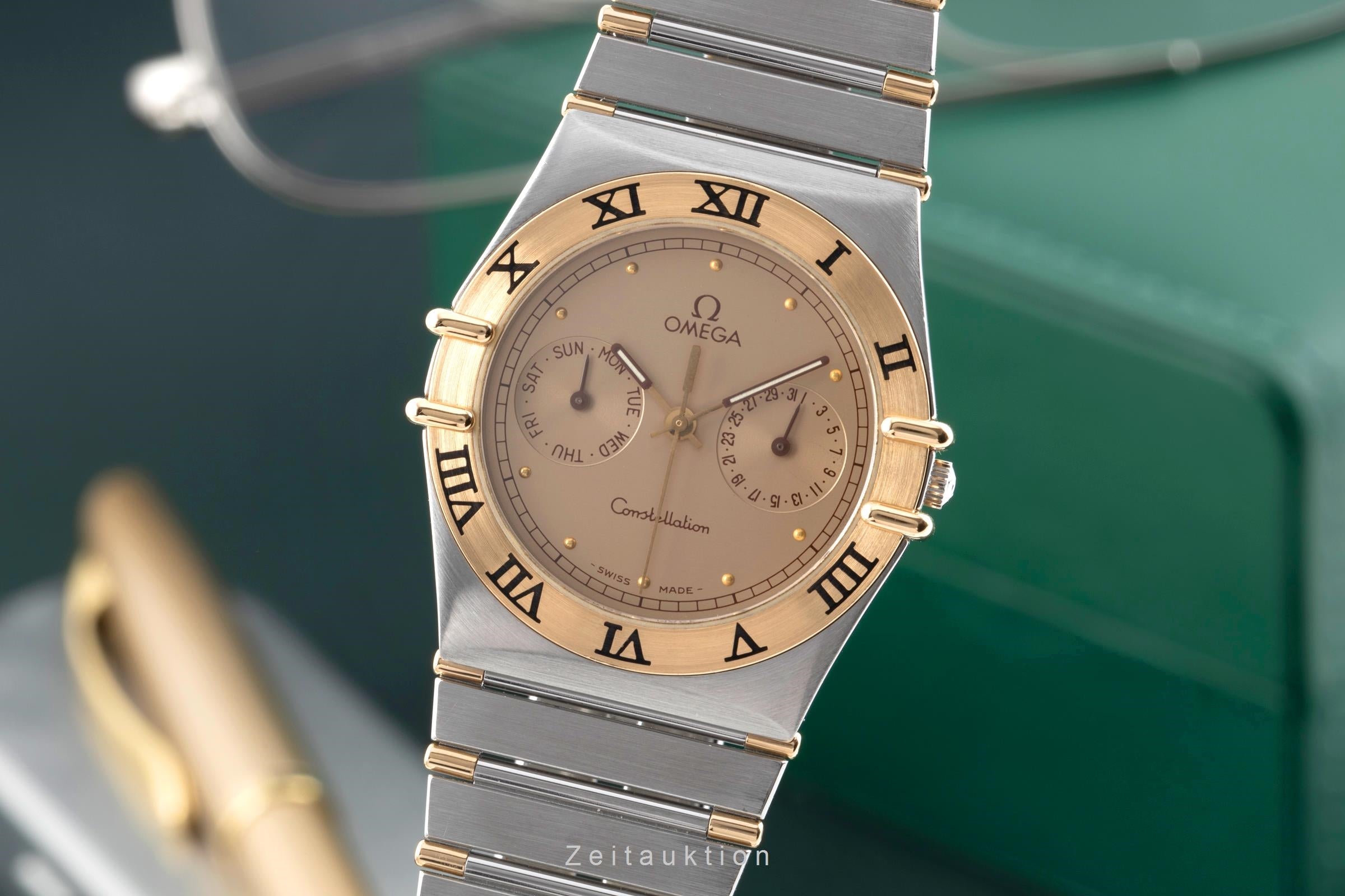 Omega Constellation Day-Date Stahl Quarz Herrenuhr Ref. 396.1070.1 396.1080.1  [2604098]