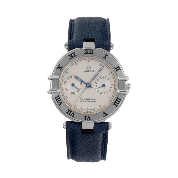 Omega Constellation acciaio quarzo orologio da uomo 198.0155 Vintage  [2604099]