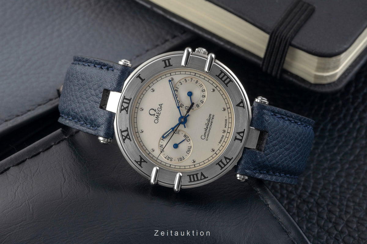 Omega Constellation acciaio quarzo orologio da uomo 198.0155 Vintage  [2604099]