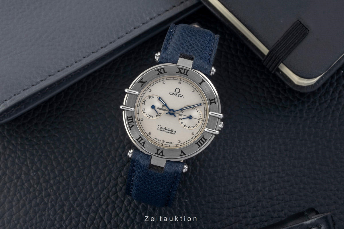 Omega Constellation acciaio quarzo orologio da uomo 198.0155 Vintage  [2604099]