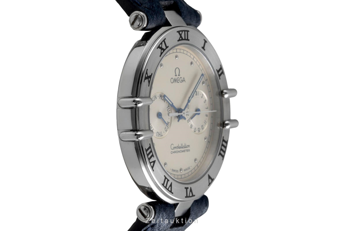 Omega Constellation acciaio quarzo orologio da uomo 198.0155 Vintage  [2604099]