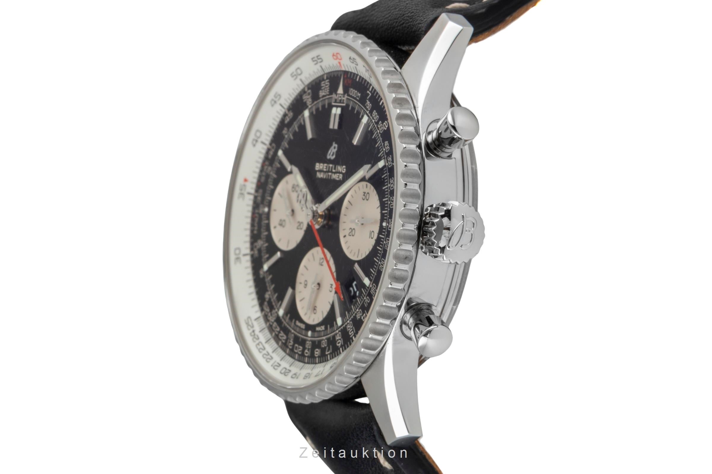 Breitling Navitimer 01 chronograph steel automatic men's watch AB0121211B1P2  [2604101]