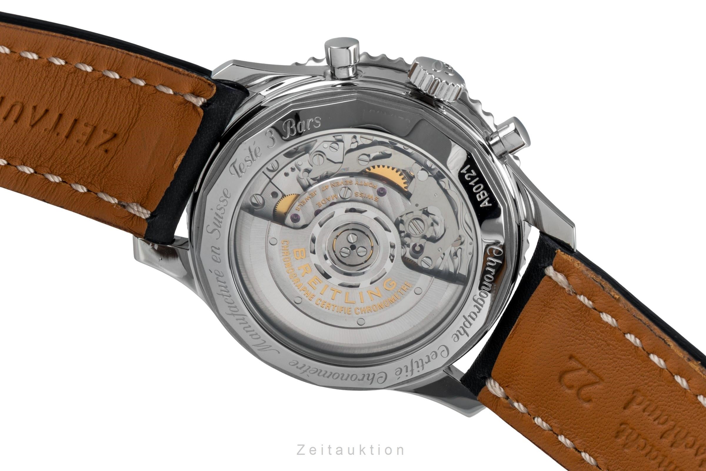 Breitling Navitimer 01 chronograph steel automatic men's watch AB0121211B1P2  [2604101]