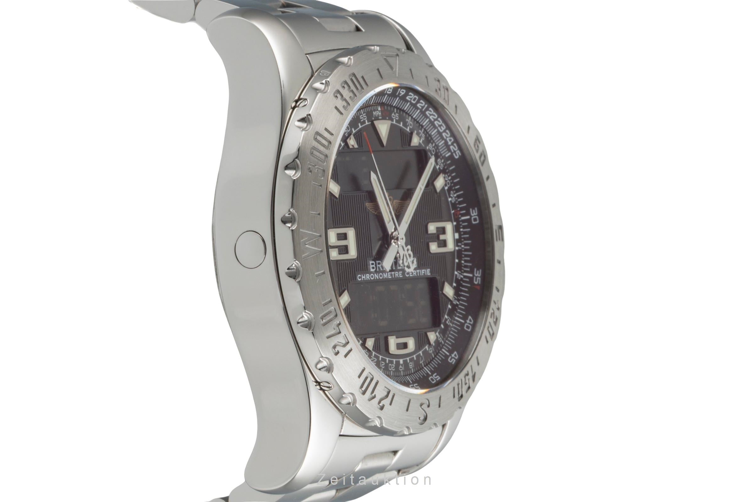 Breitling Airwolf Chronograph Black Dial Edelstahl Quarz Herrenuhr Ref. A78363 [2604103]