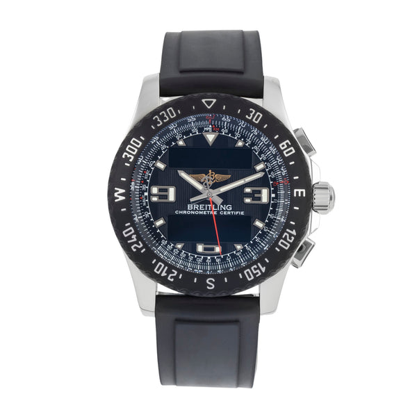 Breitling Airwolf chronograph Steel / rubber quartz men's watch A78364  [2604104]