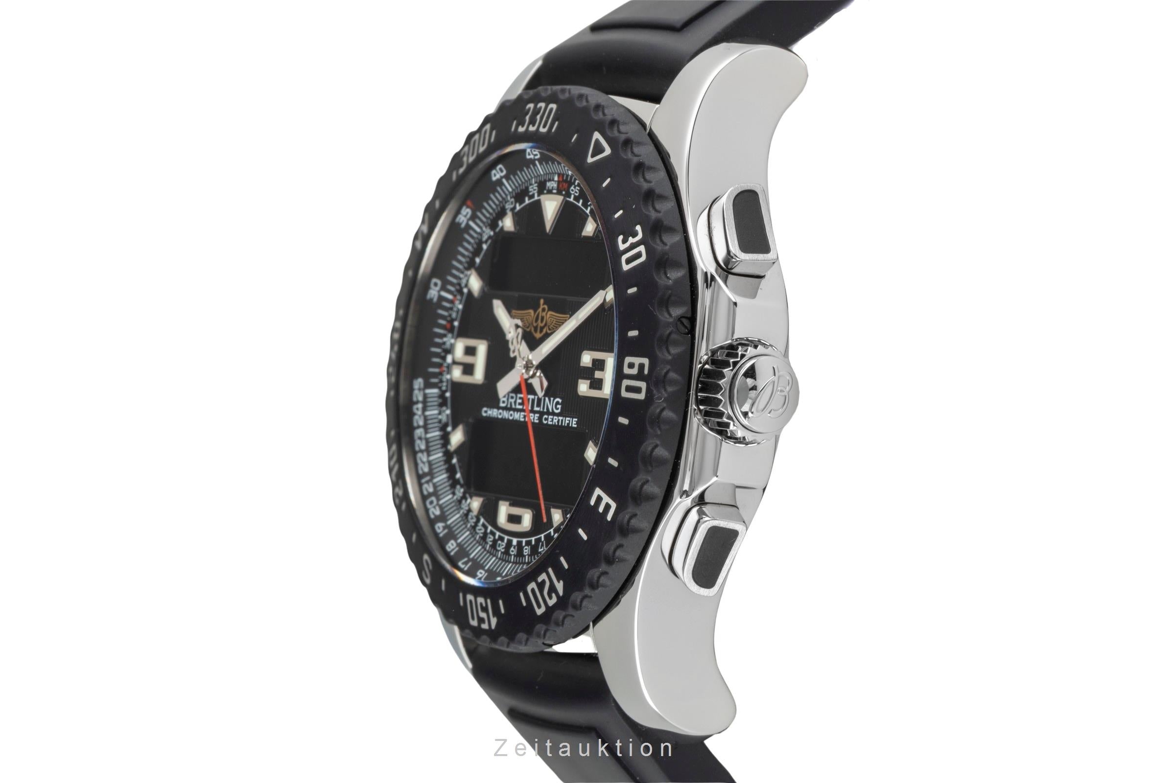 Breitling Airwolf chronograph Steel / rubber quartz men's watch A78364  [2604104]