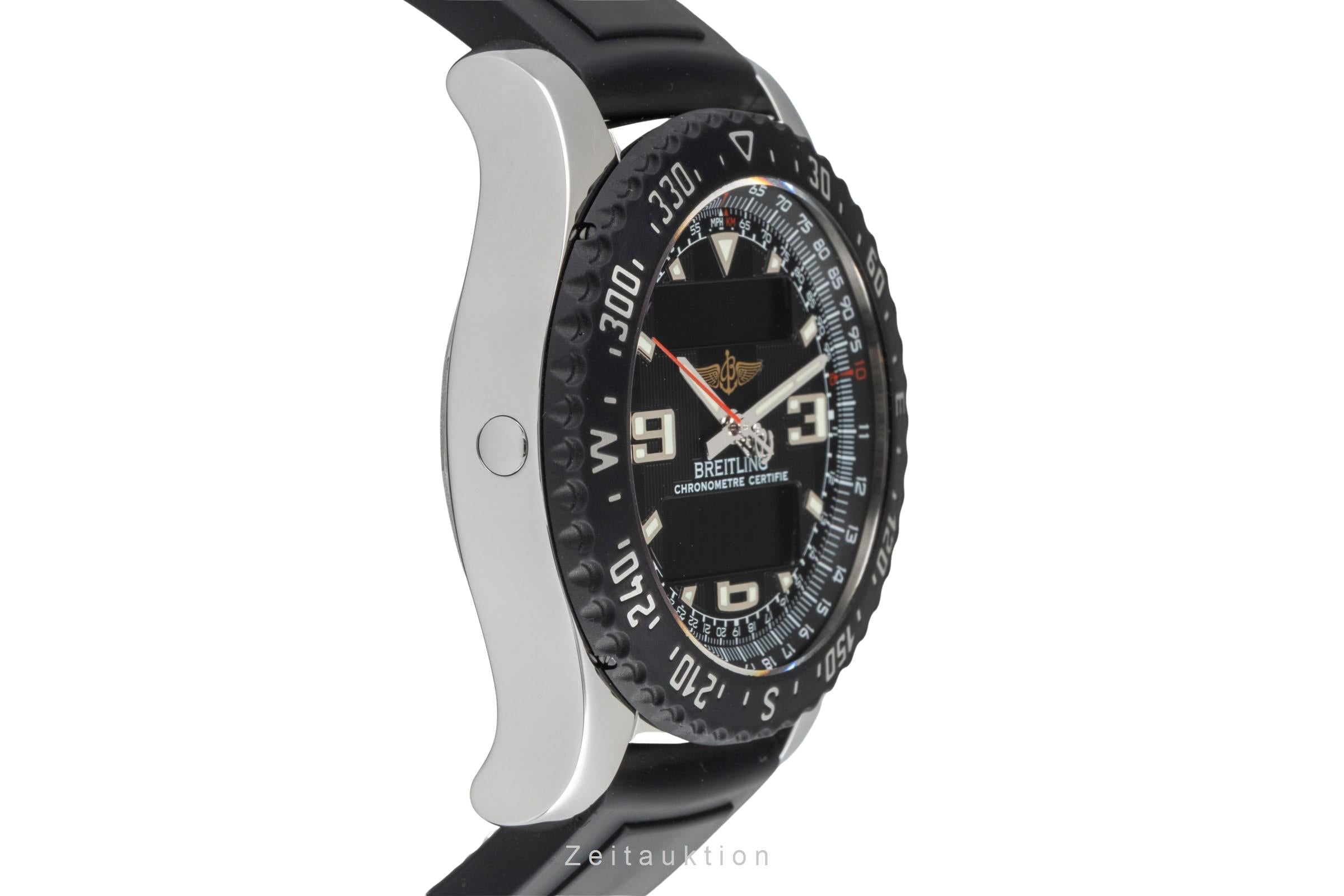 Breitling Airwolf chronograph Steel / rubber quartz men's watch A78364  [2604104]