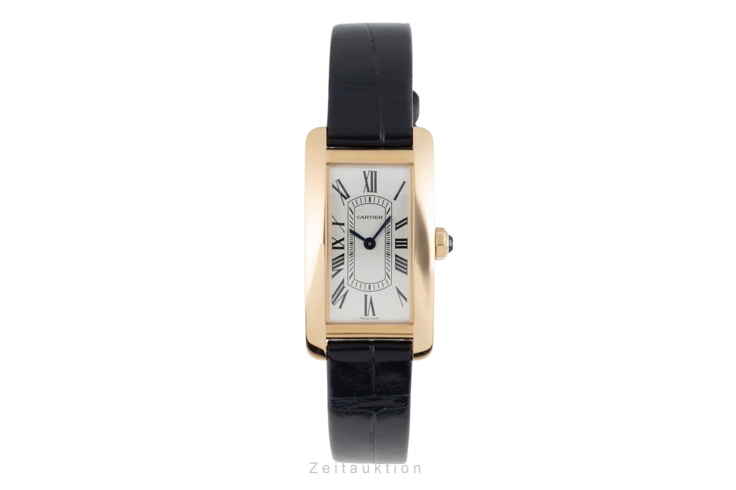 Cartier Tank Américaine or 18 ct quartz montre pour femmes WGTA0299 LP: 13700EUR  [2604105]
