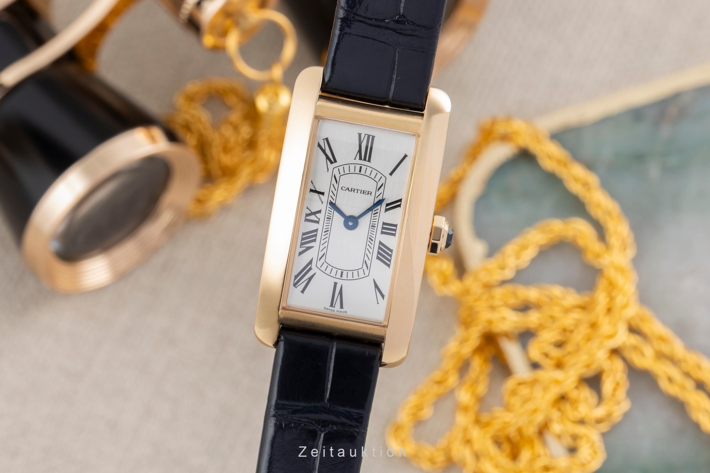 Cartier Tank Américaine or 18 ct quartz montre pour femmes WGTA0299 LP: 13700EUR  [2604105]