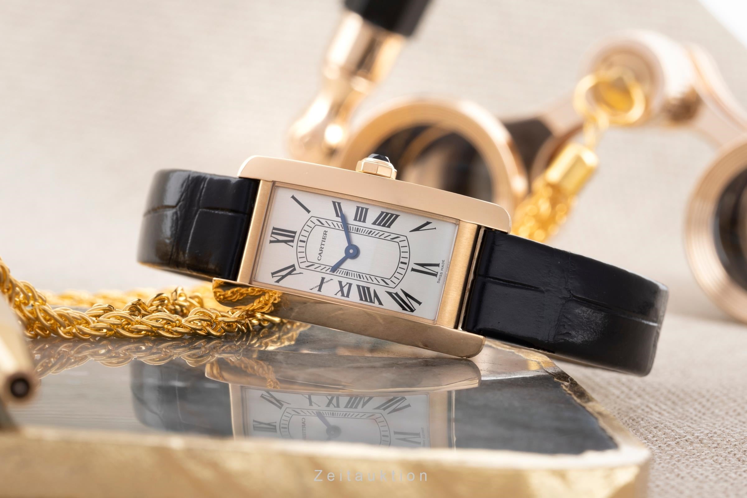 Cartier Tank Américaine or 18 ct quartz montre pour femmes WGTA0299 LP: 13700EUR  [2604105]