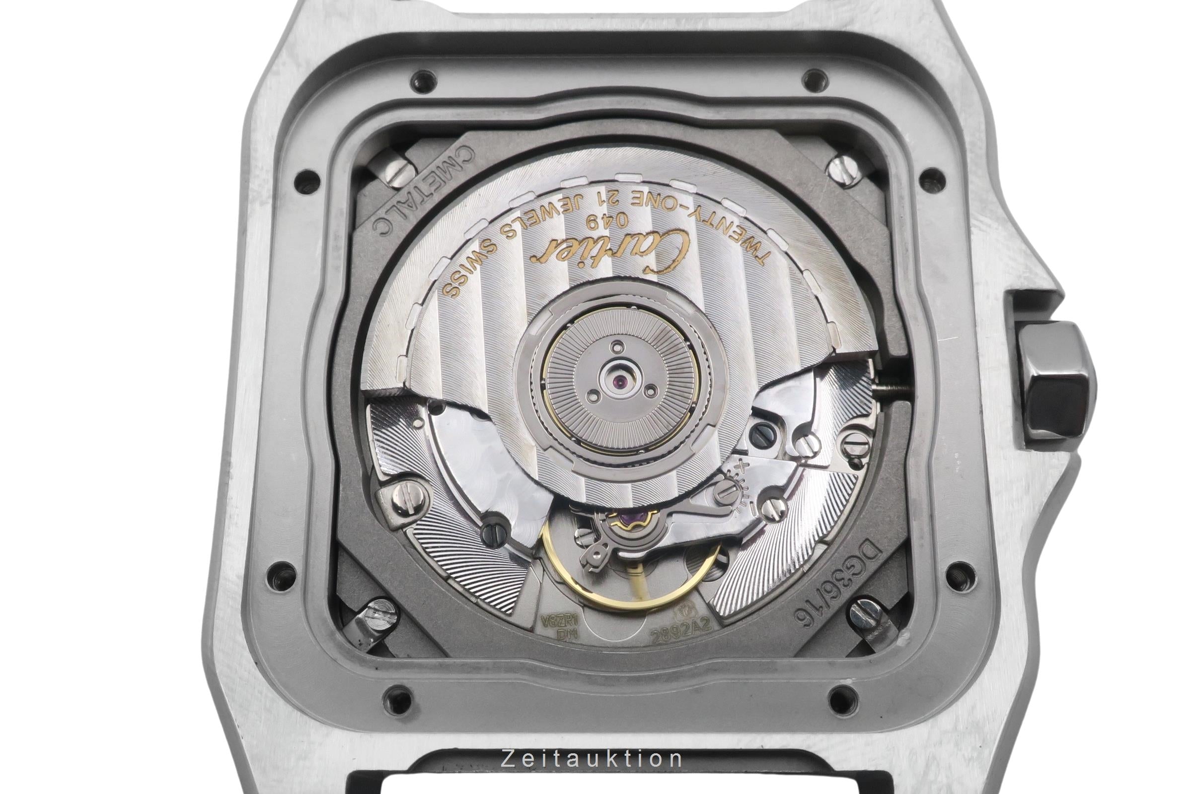 Cartier Santos 100 steel automatic men's watch W20073X8, 2656  [2604106]