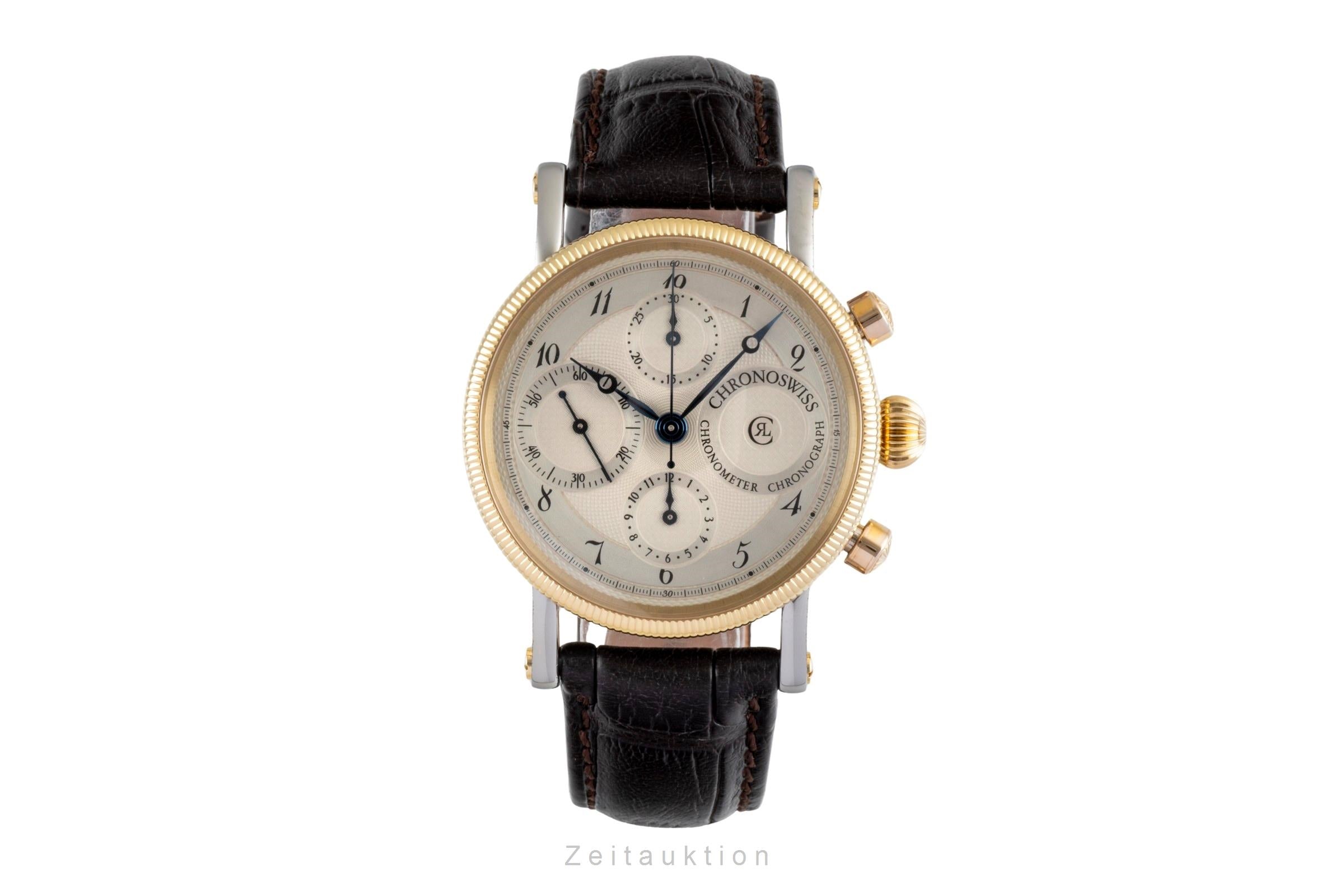 Chronoswiss Chronometer Chronograph chronograph steel / gold automatic men's watch CH 7522  [2604110]