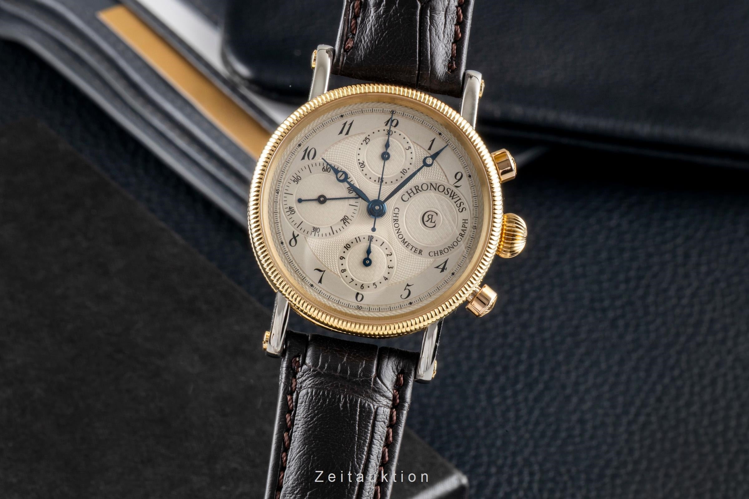Chronoswiss Chronometer Chronograph chronograph steel / gold automatic men's watch CH 7522  [2604110]