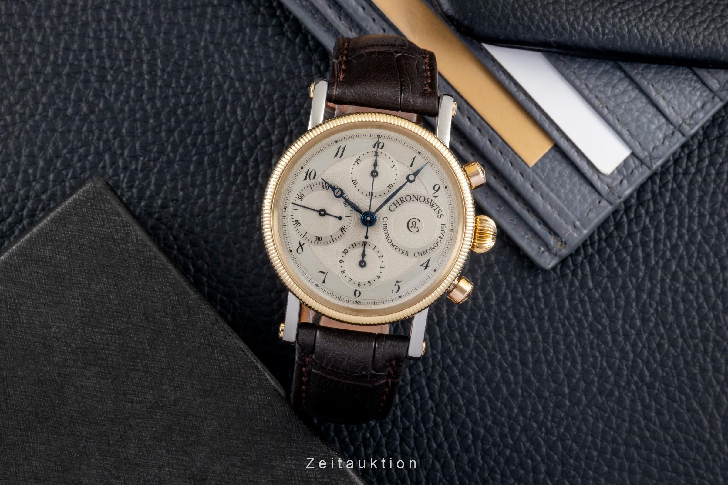 Chronoswiss Chronometer Chronograph chronograph steel / gold automatic men's watch CH 7522  [2604110]