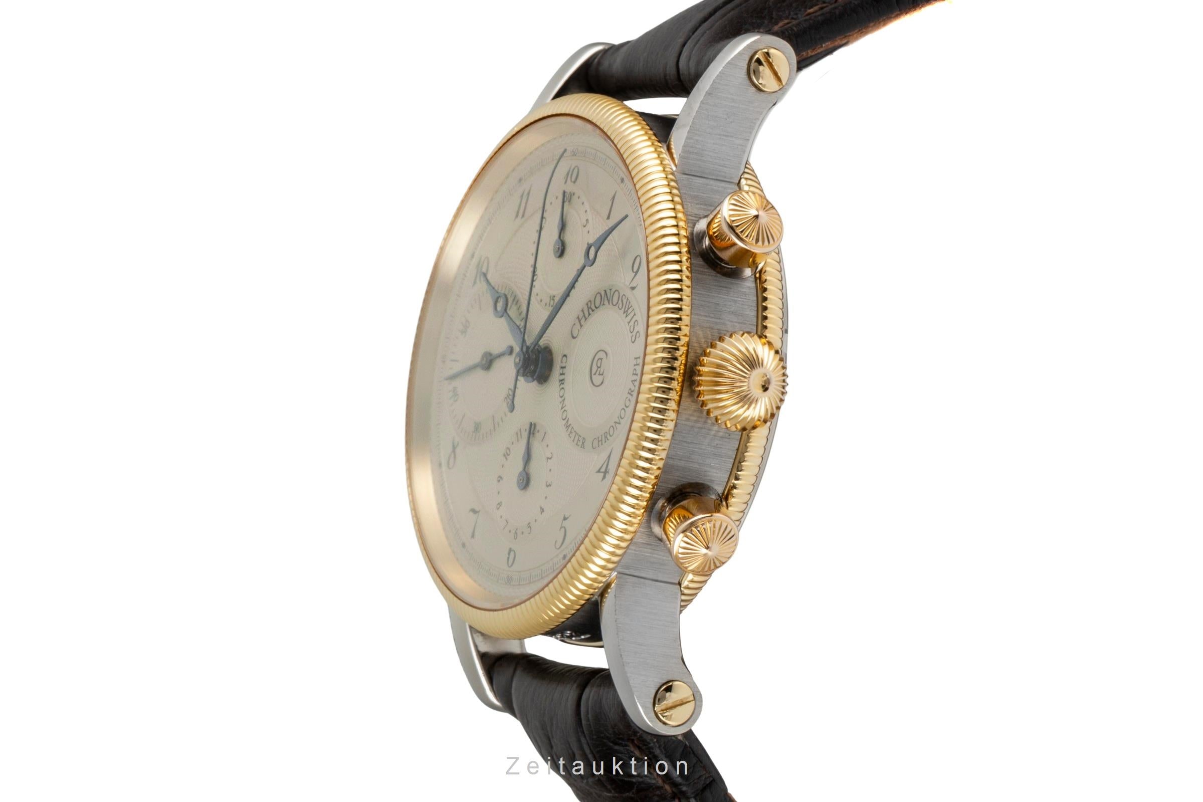 Chronoswiss Chronometer Chronograph chronograph steel / gold automatic men's watch CH 7522  [2604110]