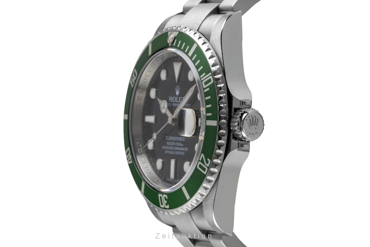 Rolex Submariner steel automatic men's watch 16610LV  [2604111]