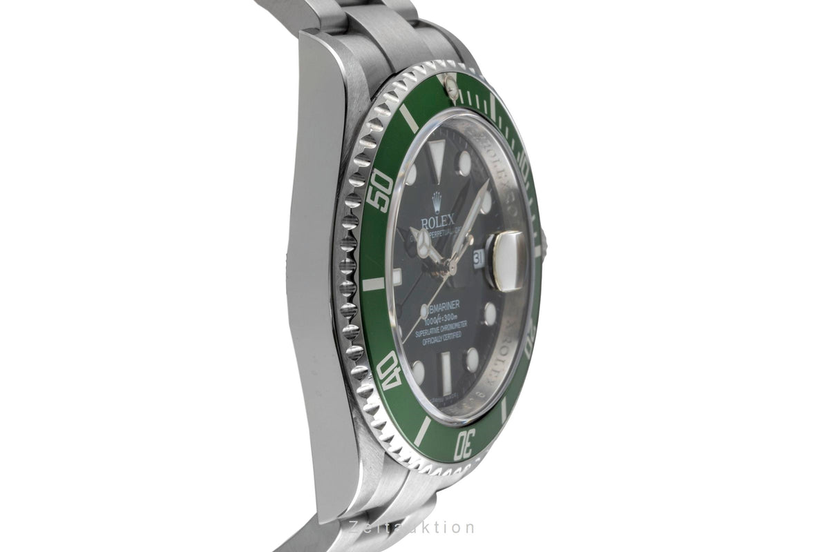 Rolex Submariner steel automatic men's watch 16610LV  [2604111]